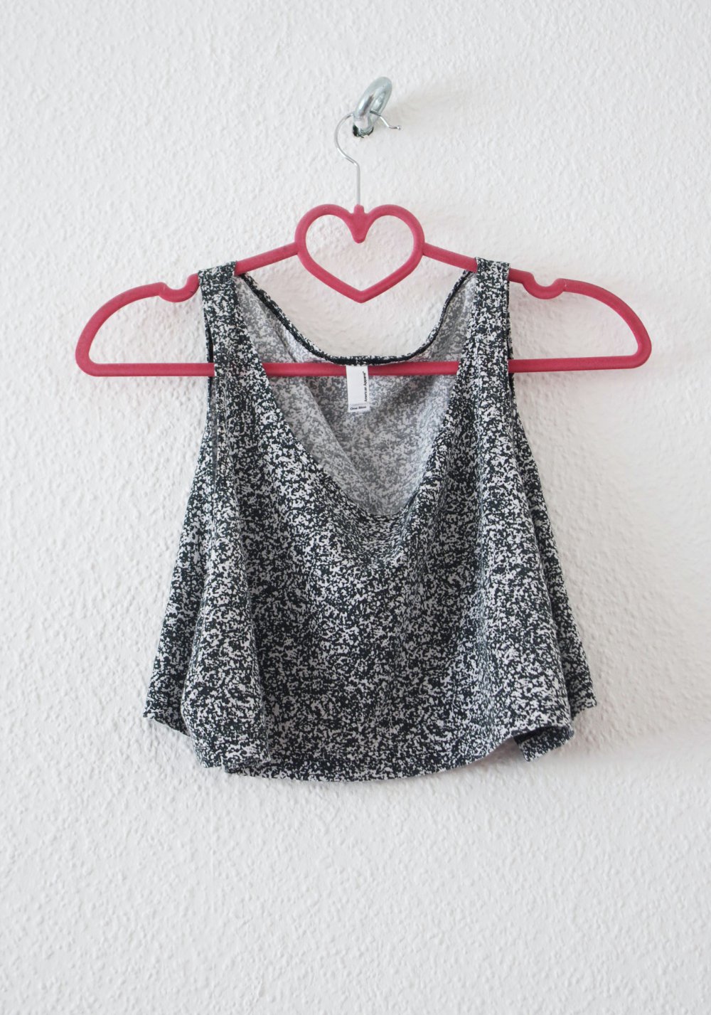 Gemustertes American Apparel oversized Crop Top Gr. S M L Technobarbie Festival