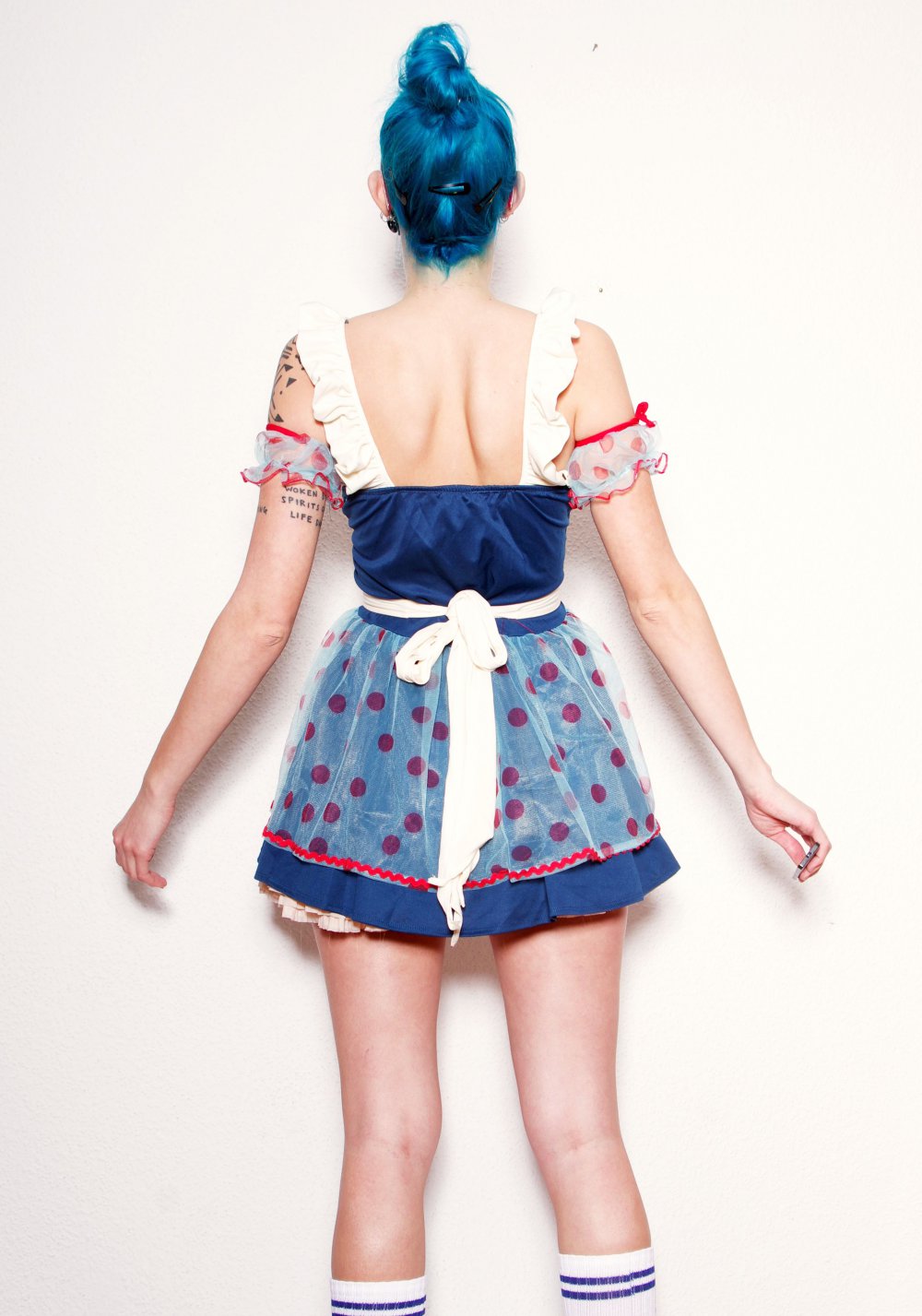 Süßes Kostüm Doll Kleid Gr. XS S 36 38 Schneewittchen Pipi Langstrumpf Karneval