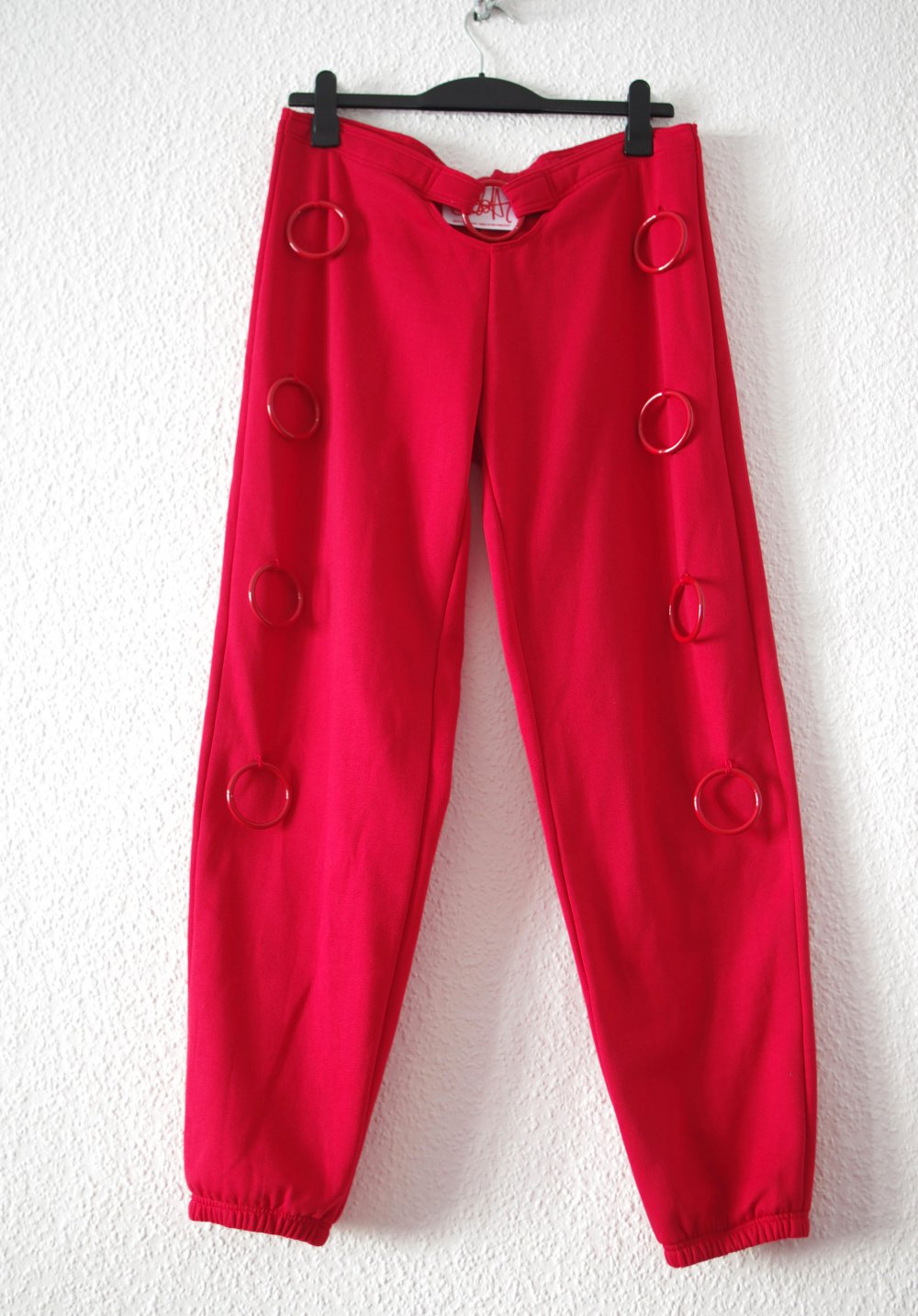 Ausgefallene Cutout Track Pants Gr. L 38 40 Sweatpants Technobarbie Jogginghose bratz y2k