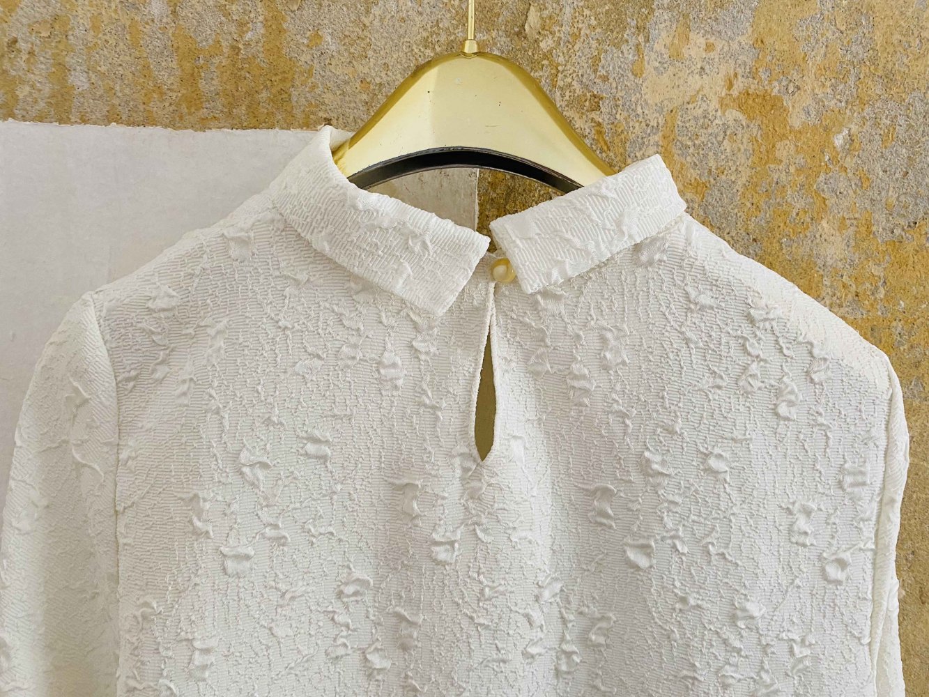 Edle Vintage Bluse mit besonderem Schnitt