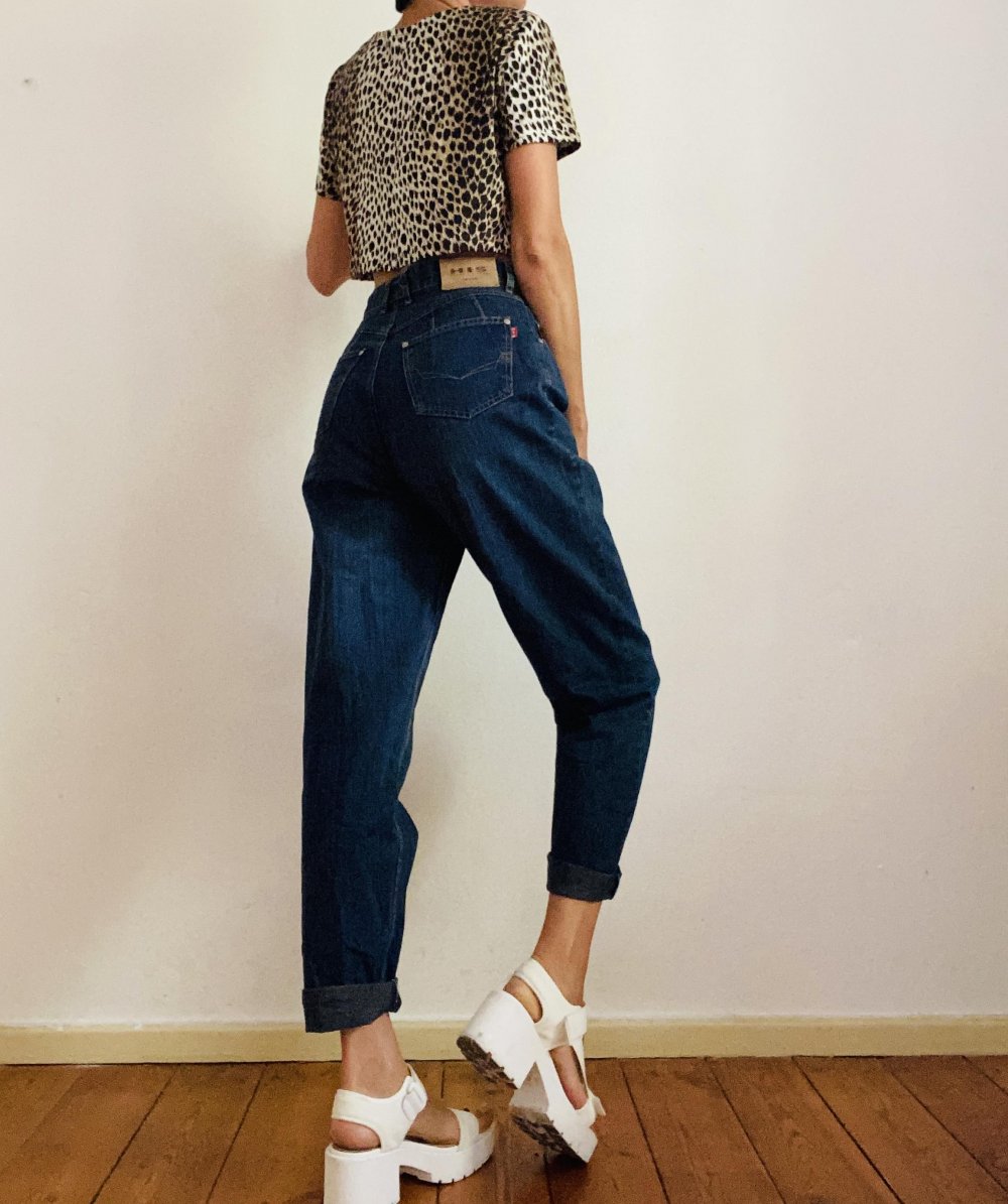 Stylische Vintage High Waist Mom Jeans von HIS
