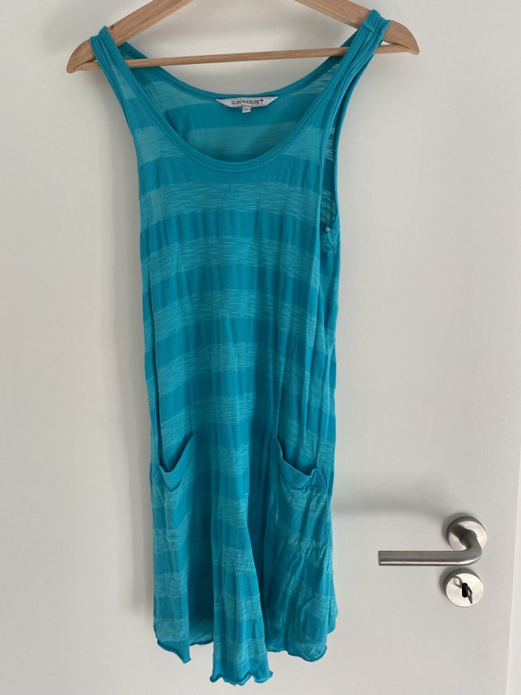 Türkises semitransparentes Kleidchen 