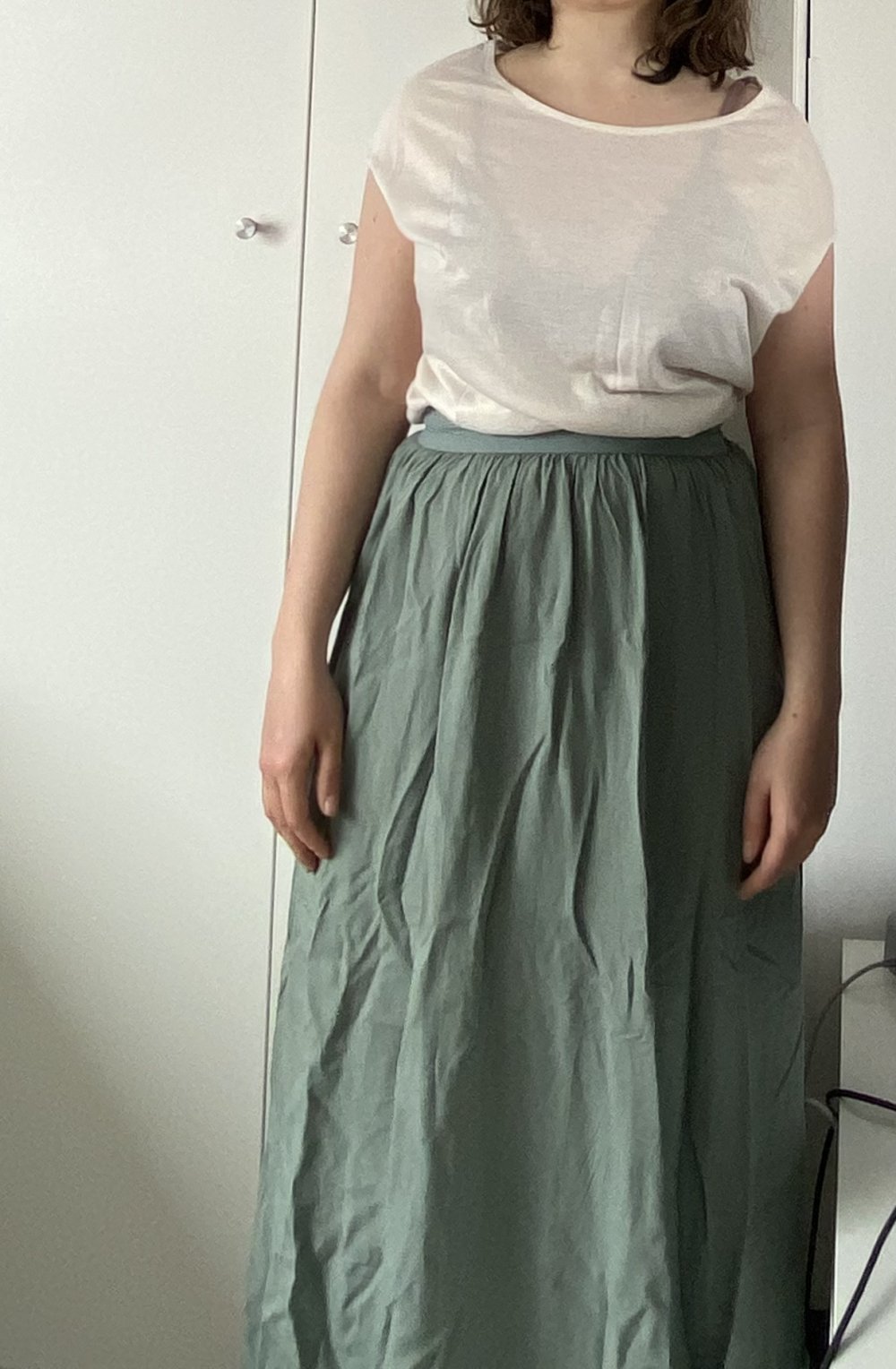 Weißes Shirt mit goldenem Glitter