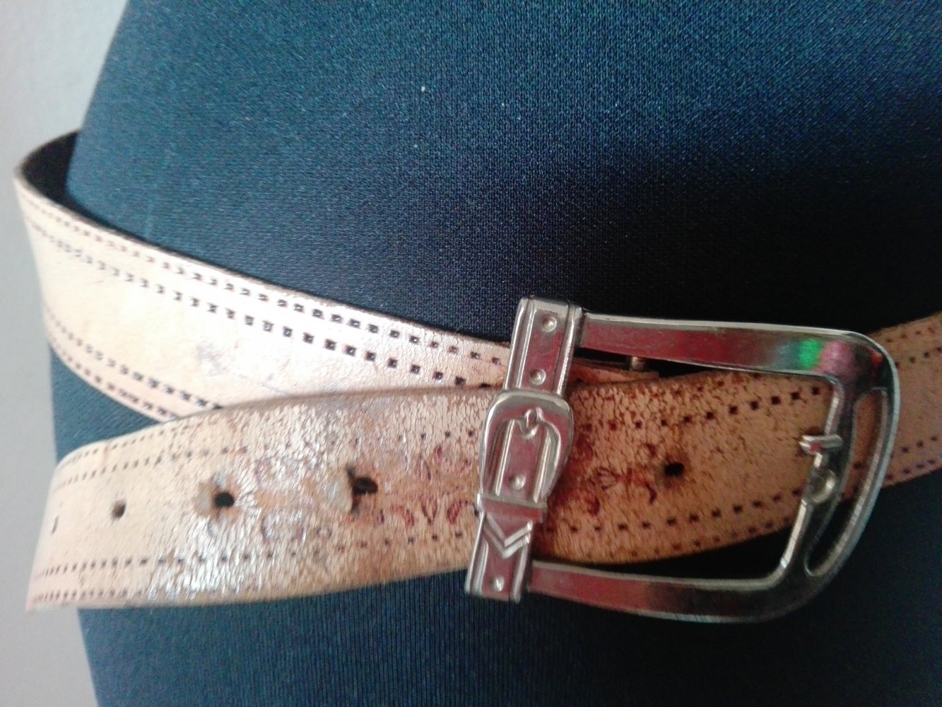 Vintage Echt Leder Gürtel