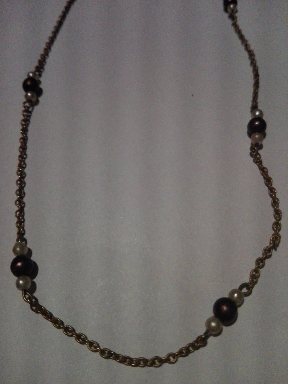 Vintage Halskette kurze dünne Halskette, 