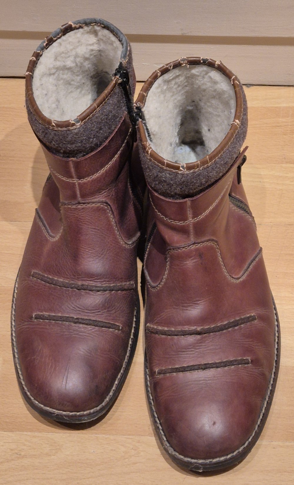 Rieker Stiefelette gefüttert braun Gr 42