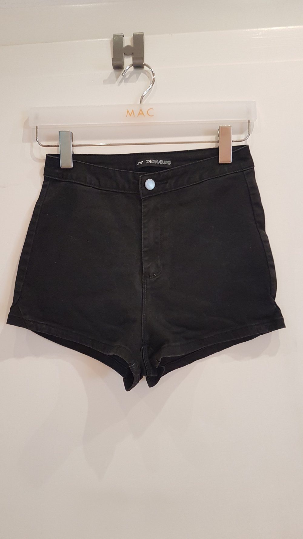 24colours Hotpants, schwarz, Gr. 36