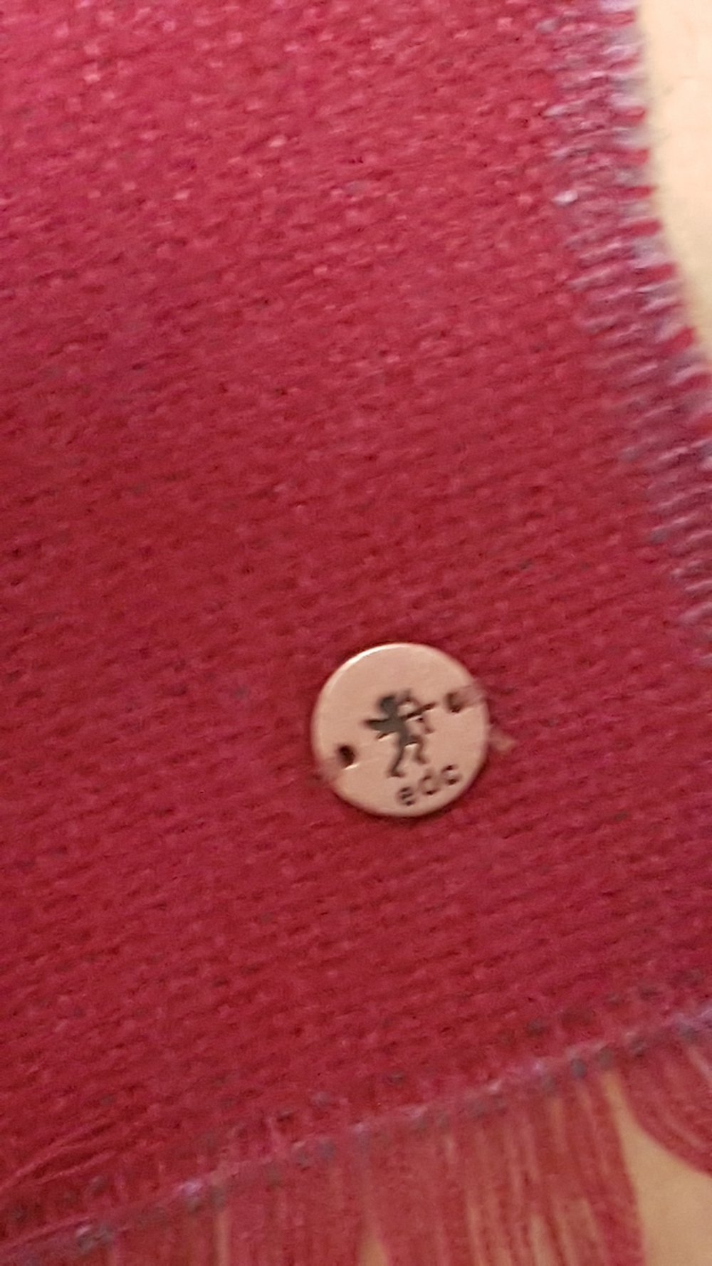 edc Esprit Schal Wolle lila rosa bordeaux XL