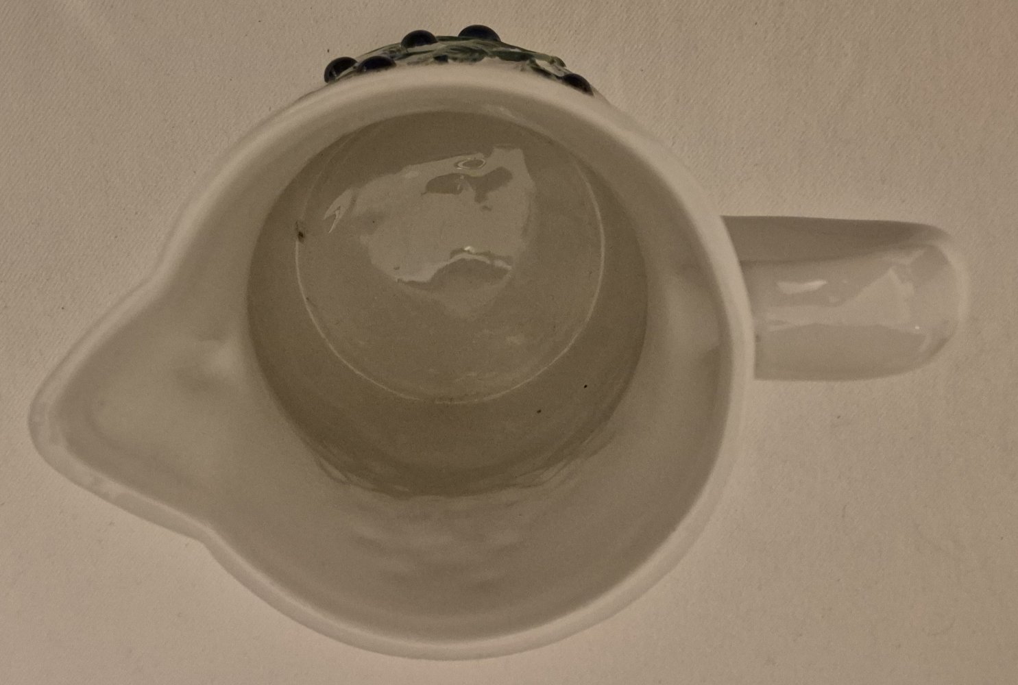 Keramikkanne Krug florales Muster