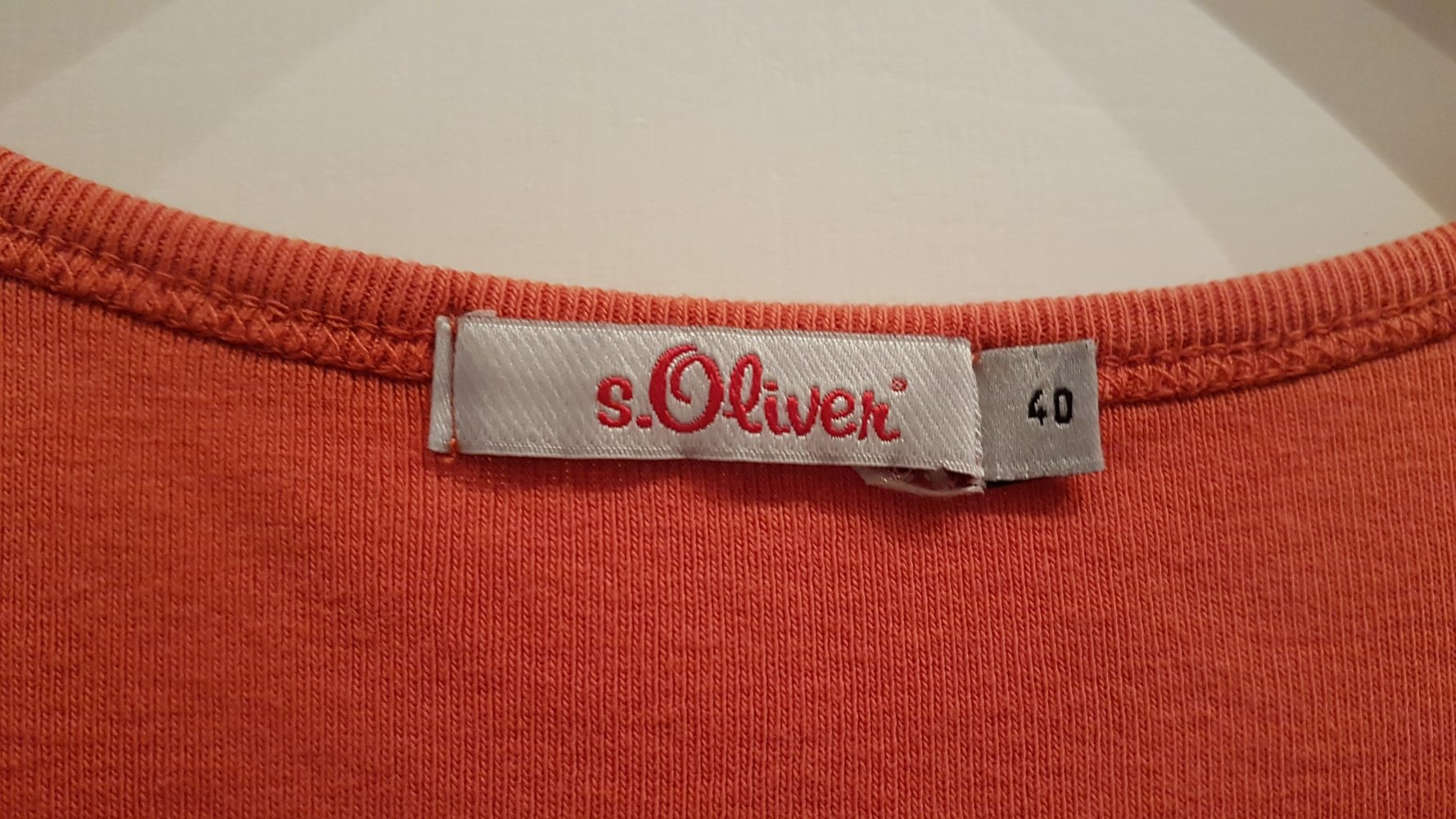 s.Oliver Top orange Gr 40