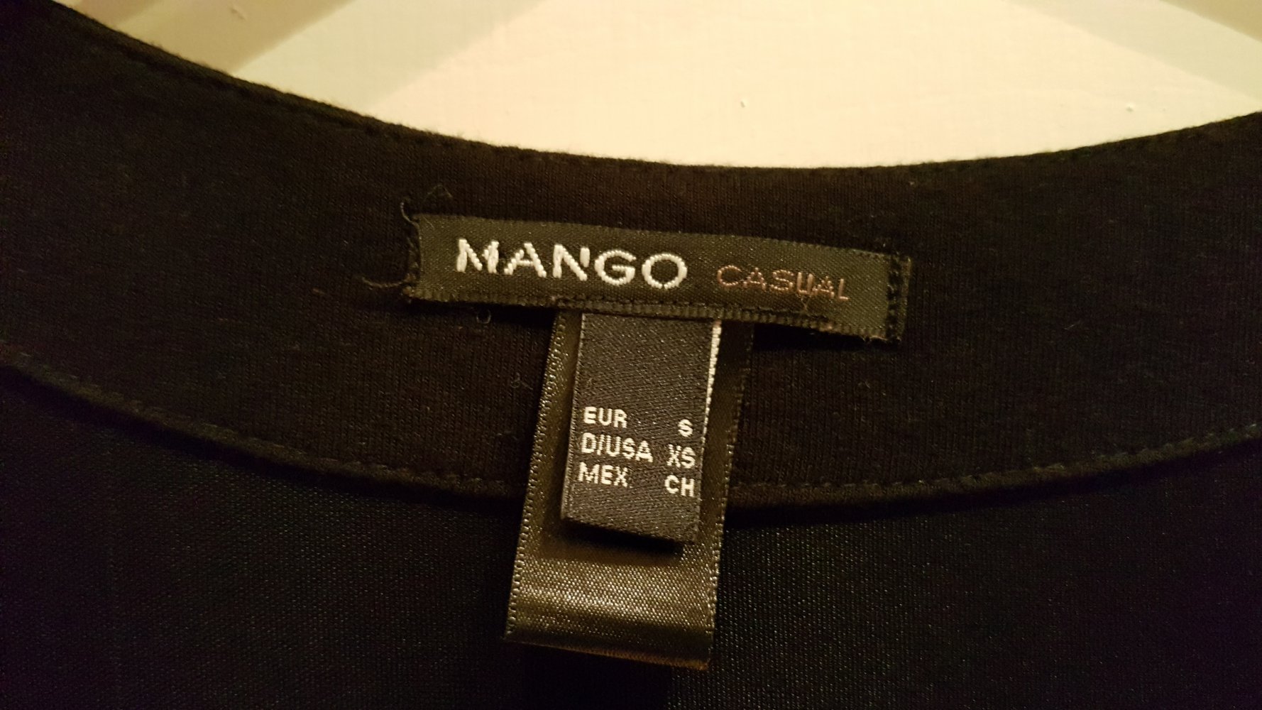 Mango casual Kleid, schwarz, Gr. S