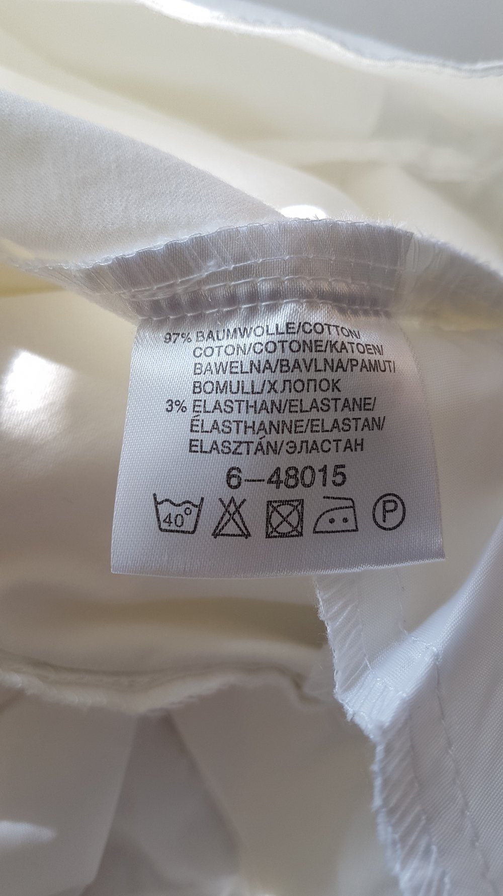 Bonprix Caprihose weiß Gr 38