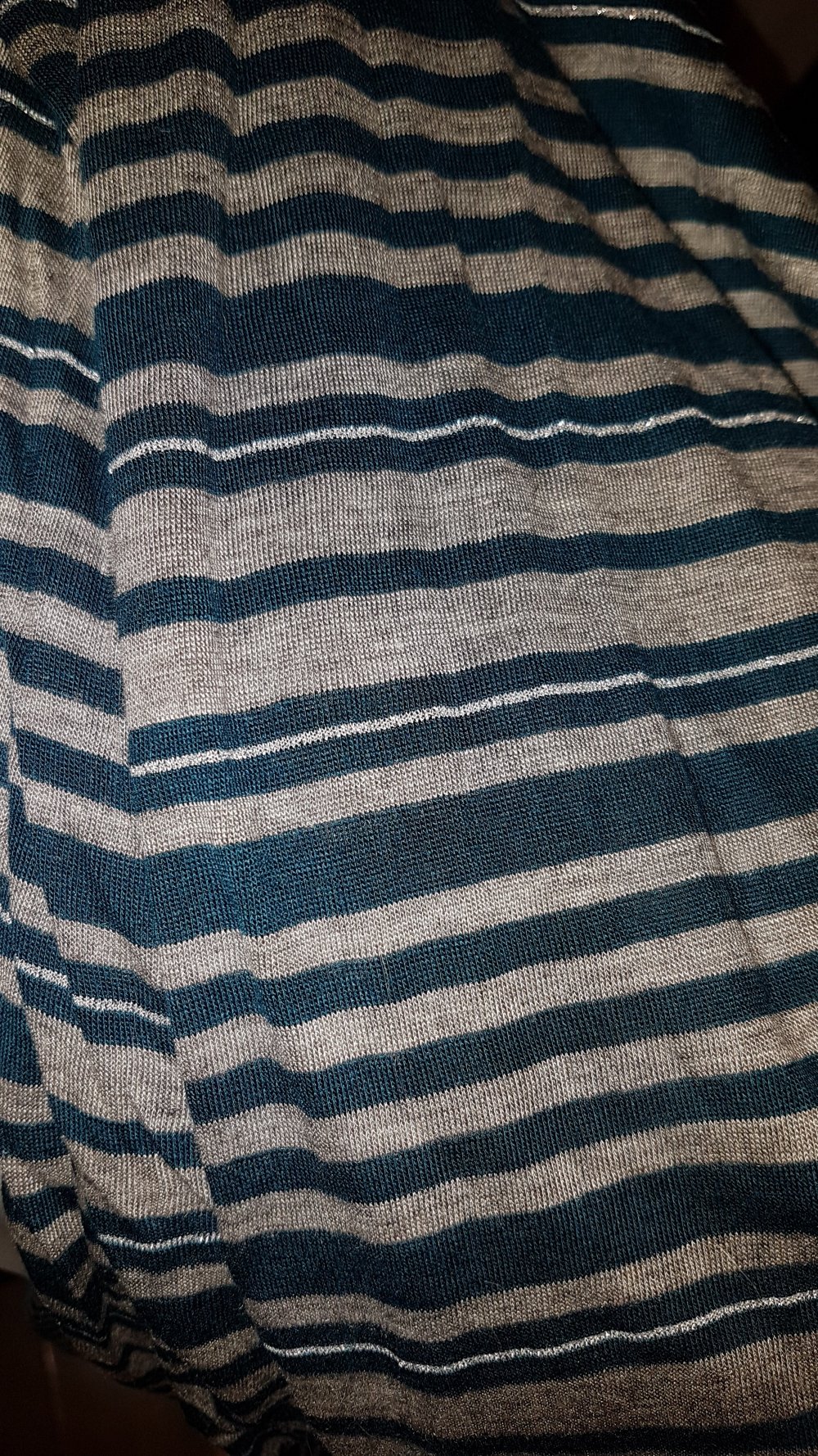 Schal Halstuch petrol silber grau