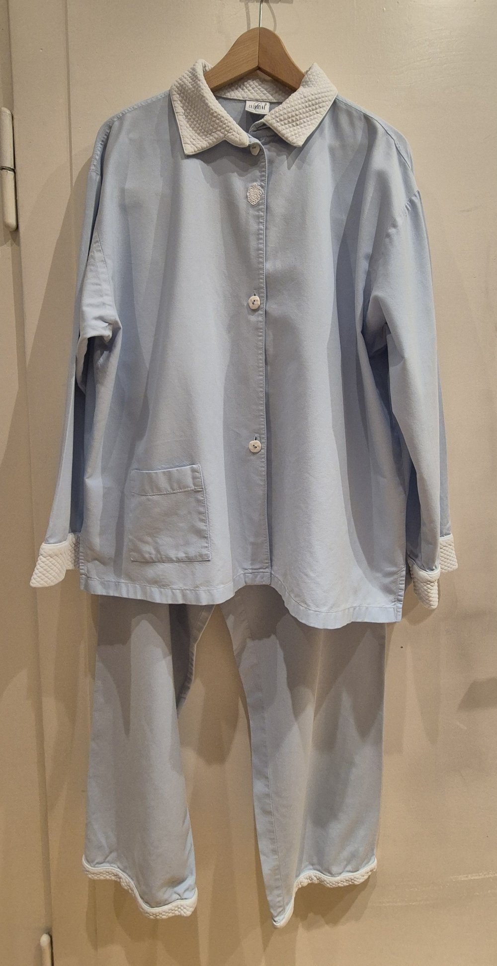 Celestine Schlafanzug Pyjama blau