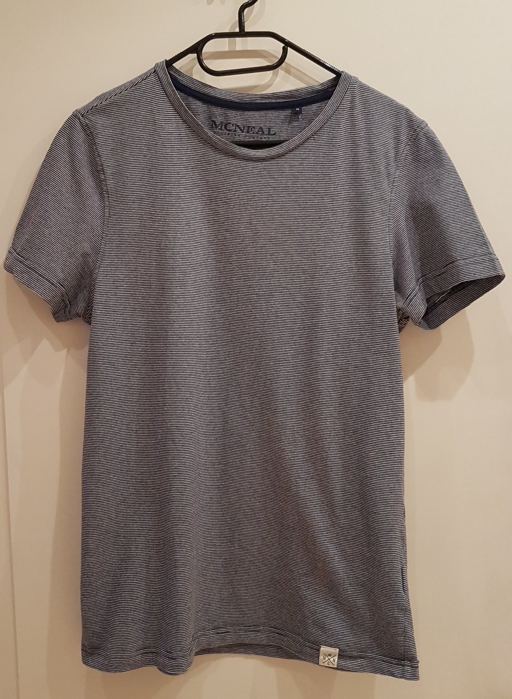 McNeal T-Shirt blau weiß gestreift Gr M