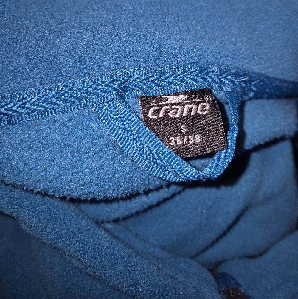 Crane Fleecejacke Jacke petrol türkis Gr 36/38