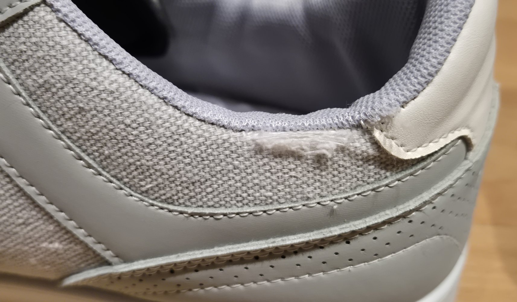 OVS Sneaker Stoffschuhe grau blau Gr 42