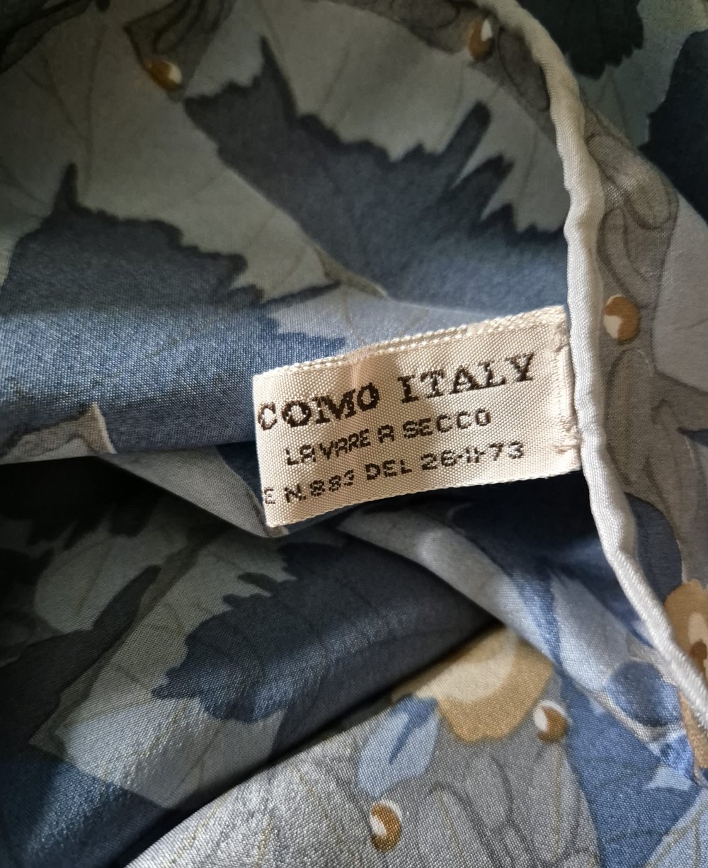 Seidentuch Halstuch XL Blumen Davinci