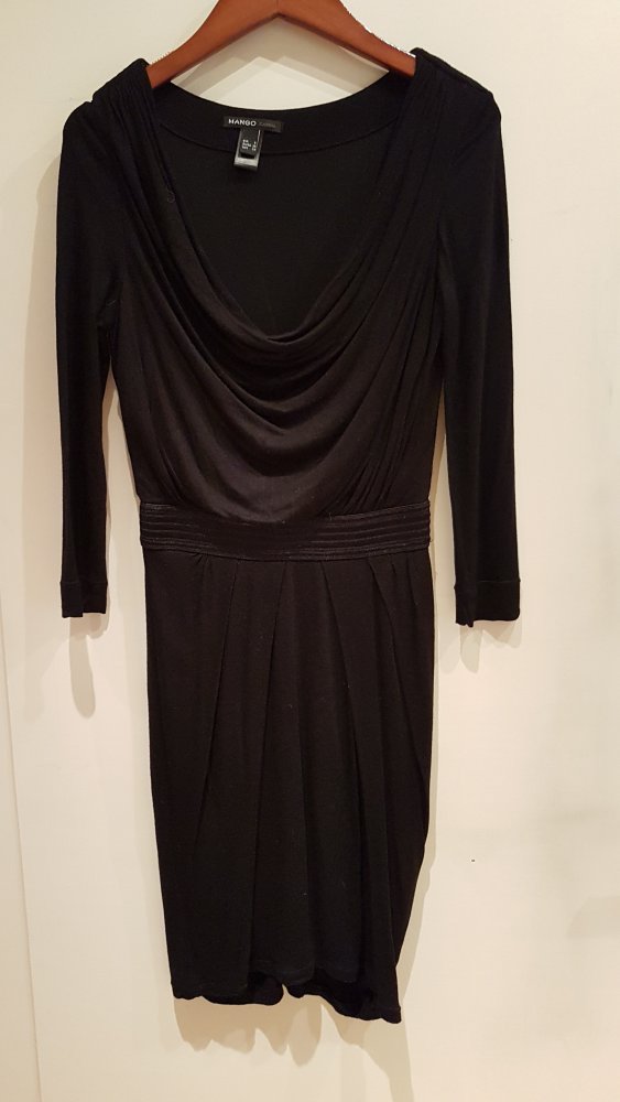 Mango casual Kleid, schwarz, Gr. S