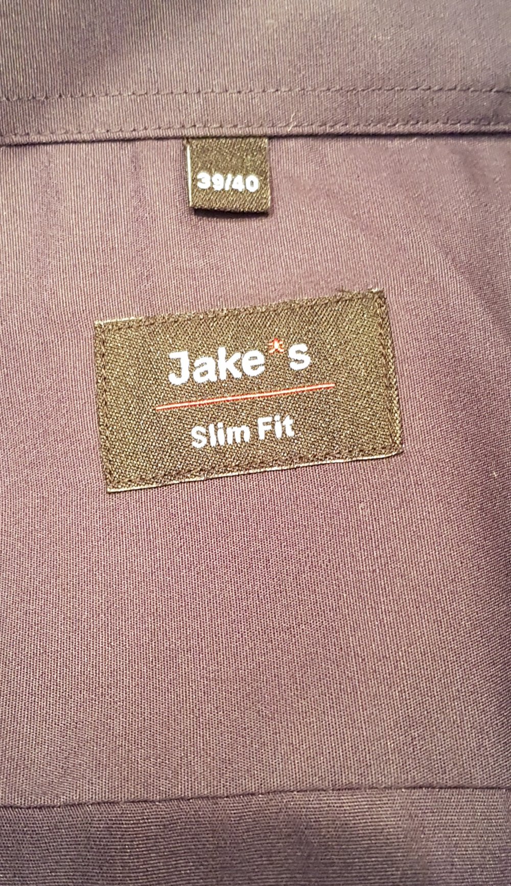 Jake*s Hemd blau Gr 39/40 Slim Fit