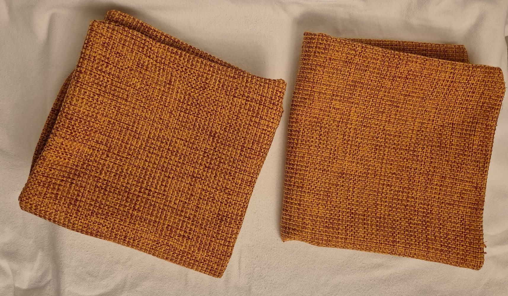 2 Kissenbezüge Kissenhüllen orange 47 cm x 47 cm