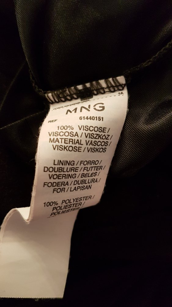 Mango casual Kleid, schwarz, Gr. S