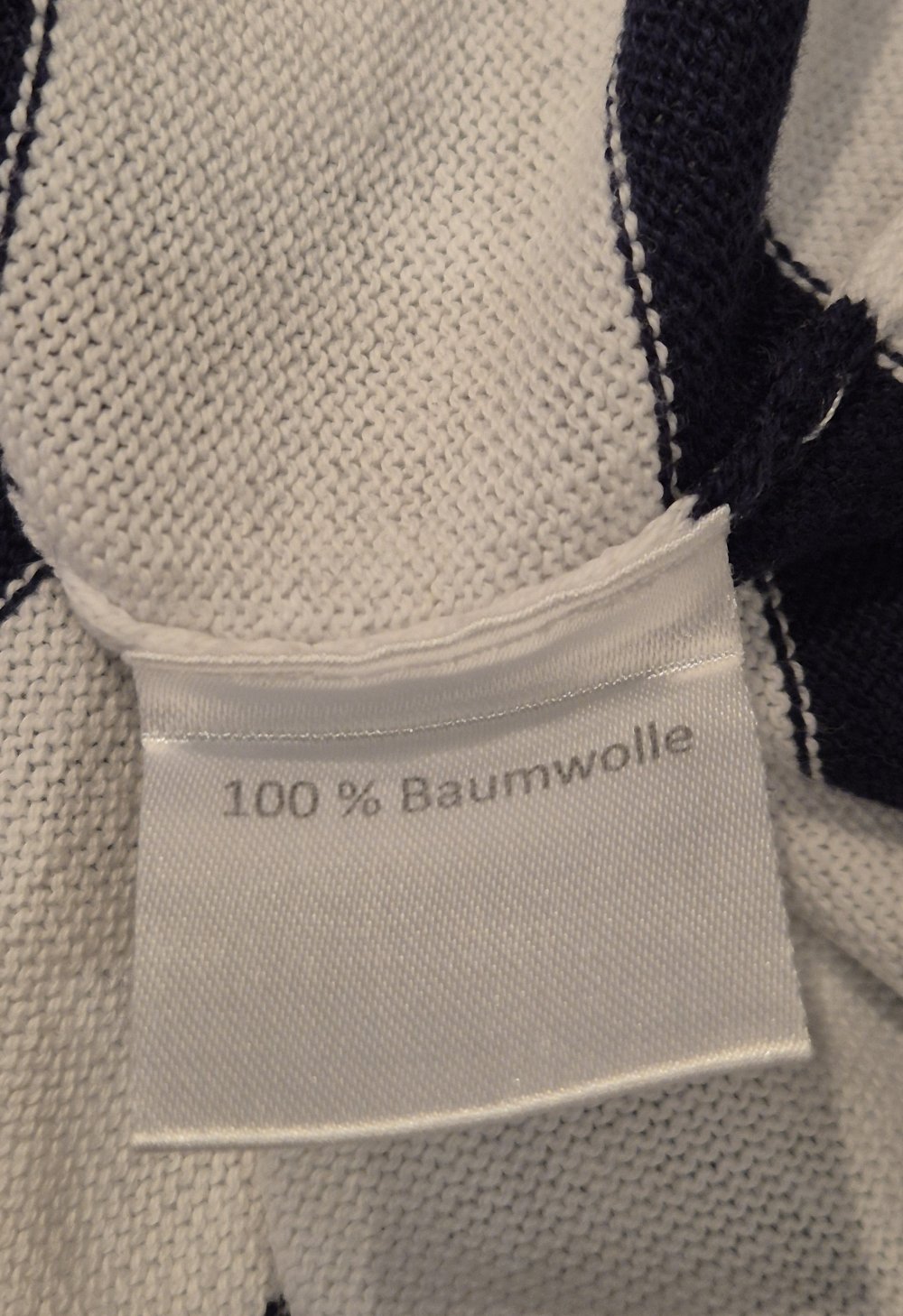 Blue Motion Pullover gestreift blau weiß gelb türkis Gr 44/46