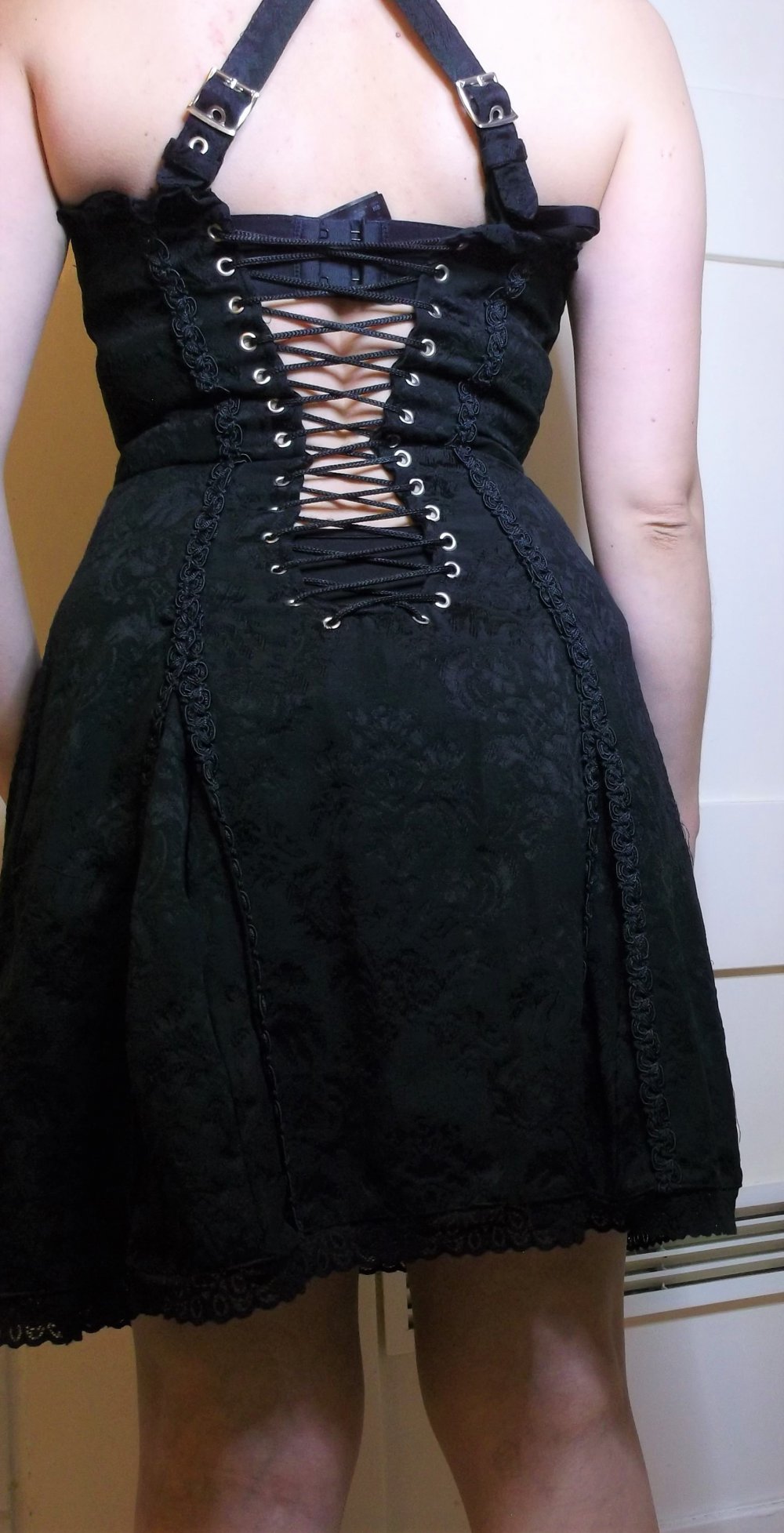 Gothickleid Aderlass Minikleid