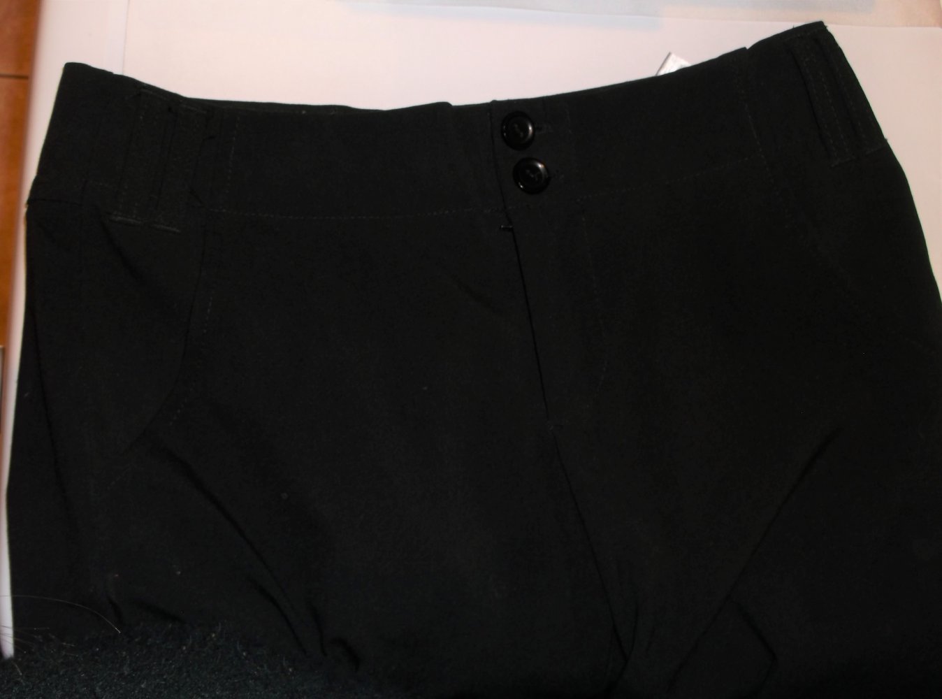 schwarze Stoffhose Gr. 34