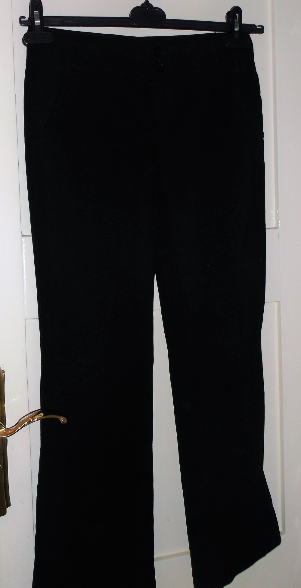 schwarze Stoffhose Gr. 34