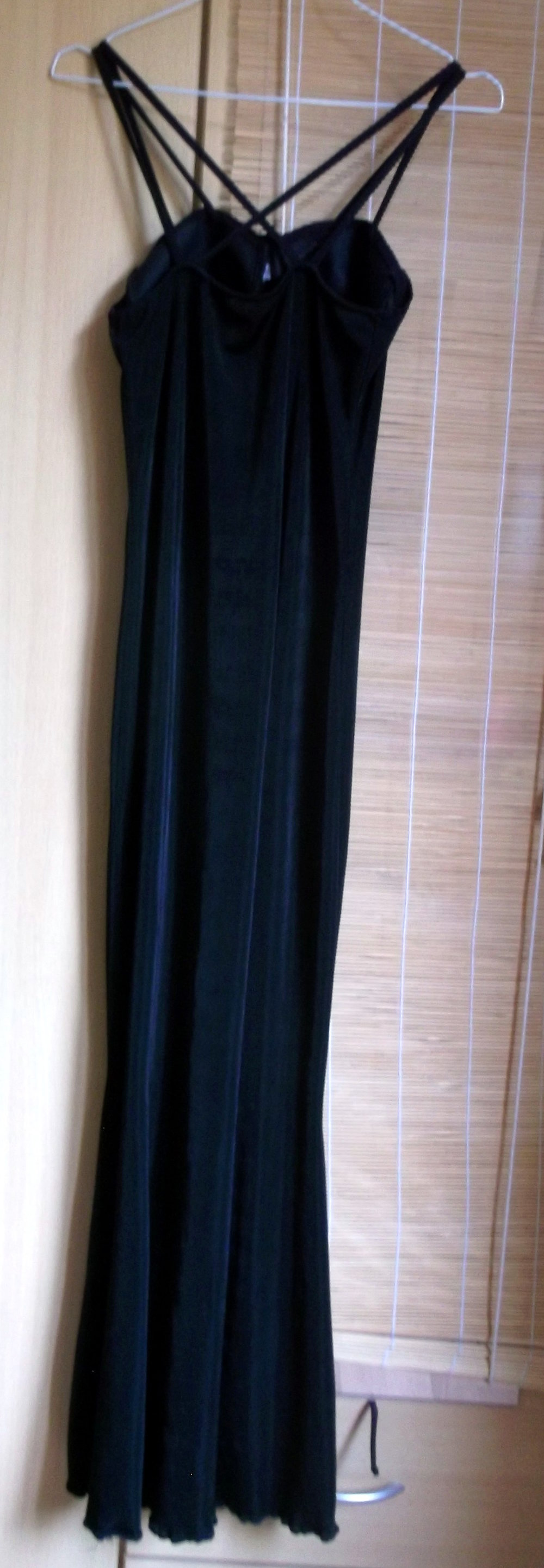 schwarzes Abendkleid Spaghtetiträger