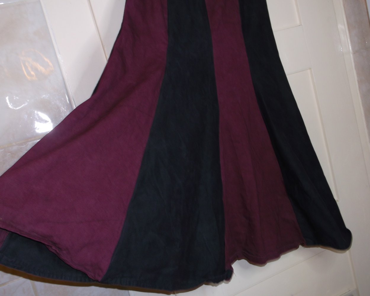 Zweifarbiger Mittelalterrock