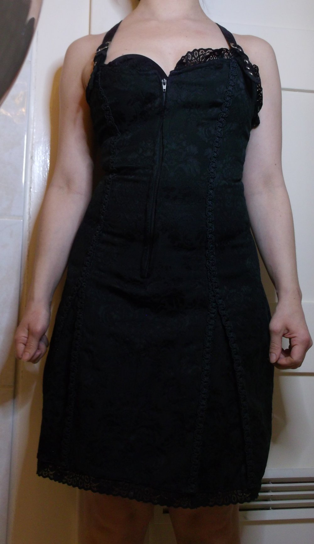 Gothickleid Aderlass Minikleid