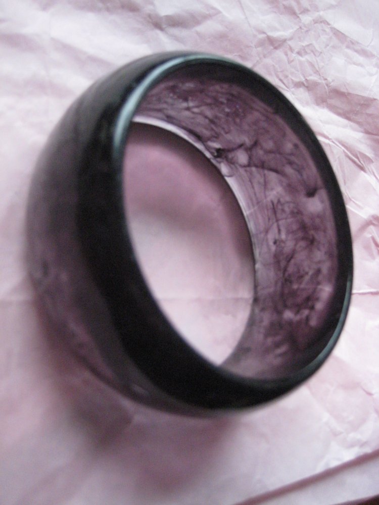 Schwarz-lila Armreif! rauch, nebel, fog, schwarz, lila, gothic, armreif, armband