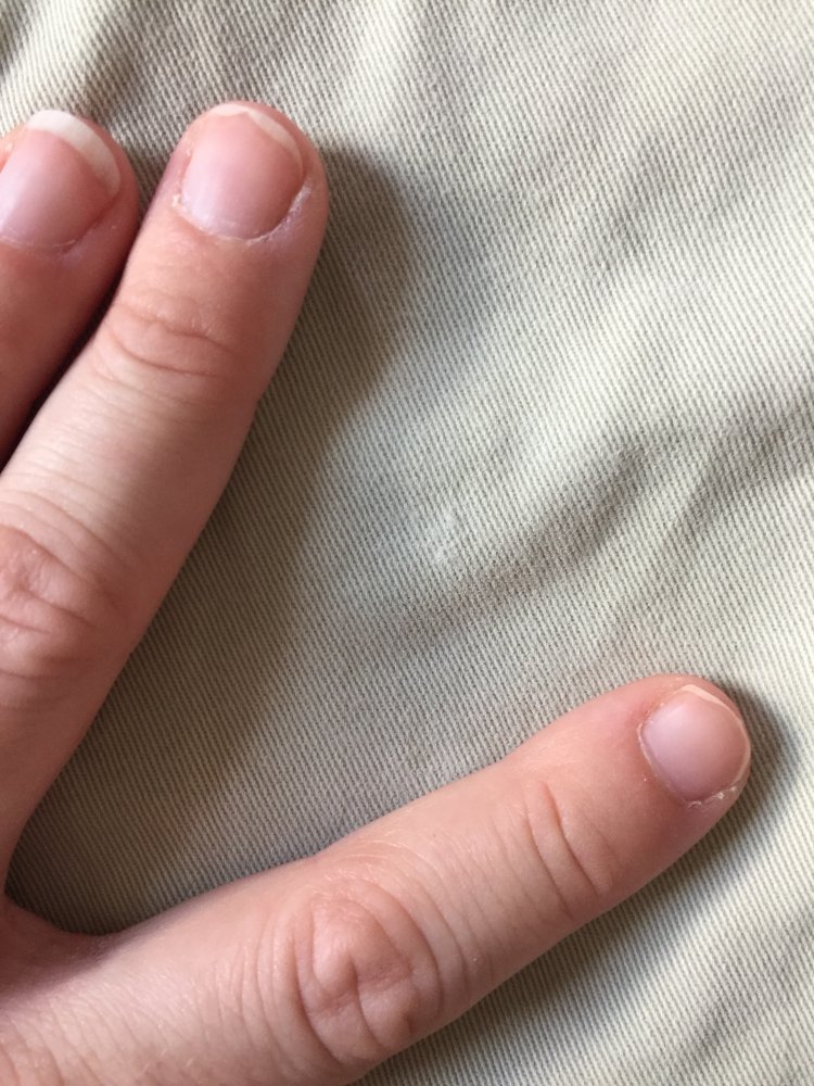 Beige Stoffjeanshose Gr. 92