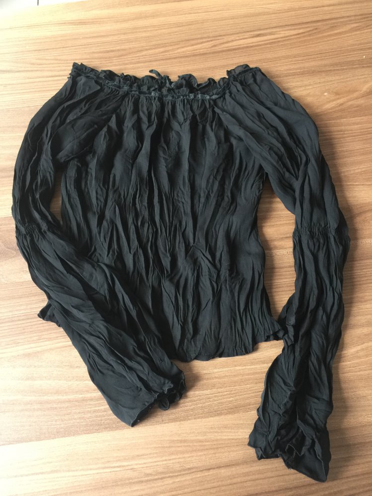 Schwarzes Blusenshirt