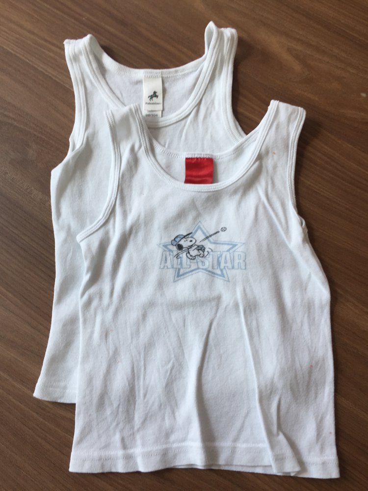 Unterhemden-Doppel Gr. 98/104