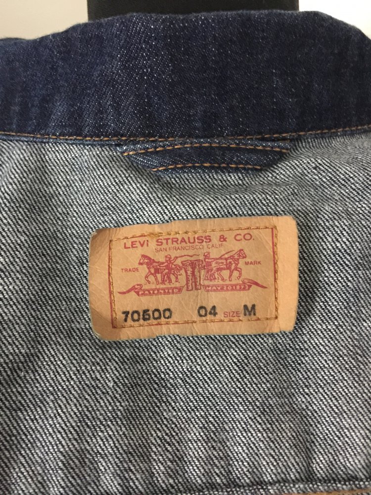 Dunkelblaue Jeansjacke Gr. M