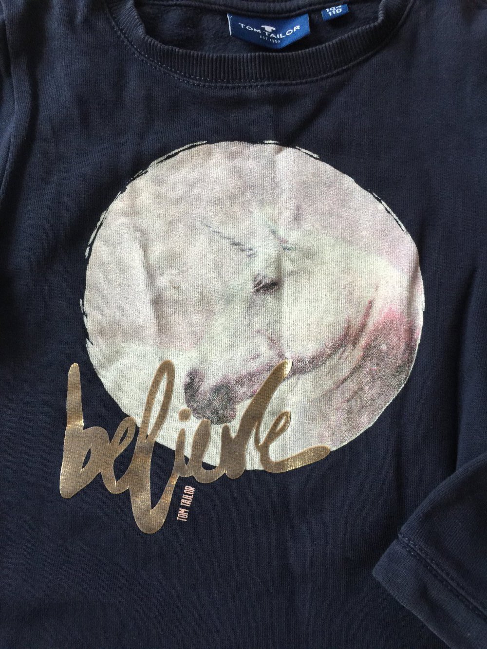 Einhorn Sweatshirt Gr. 104/110