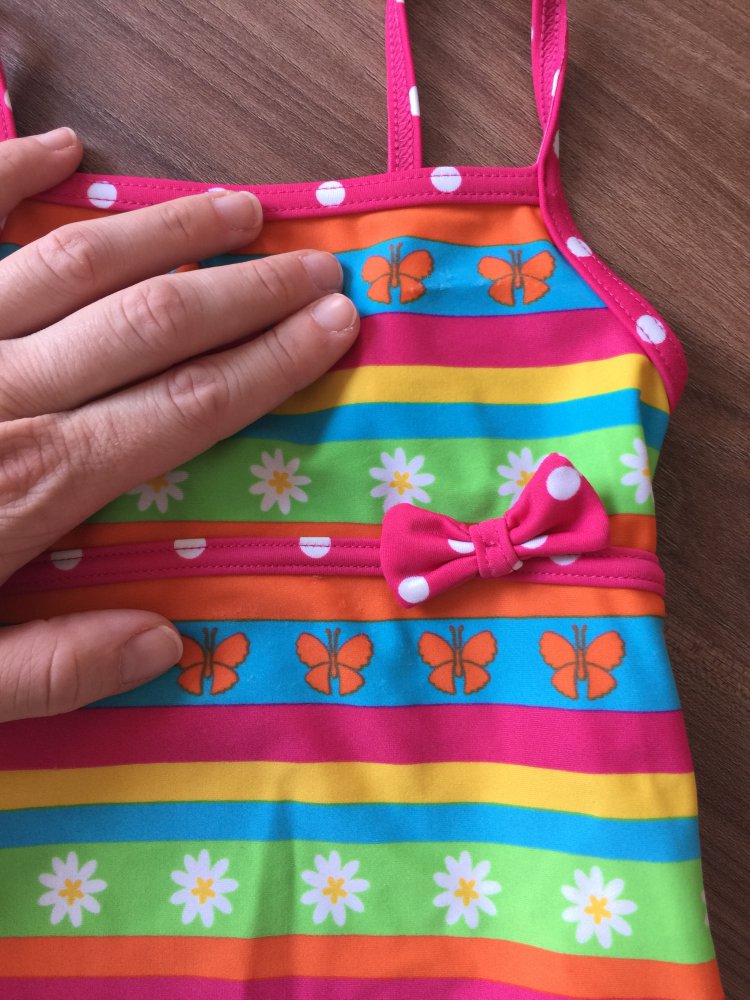 Badeanzüge Doppelpack Gr. 92/98