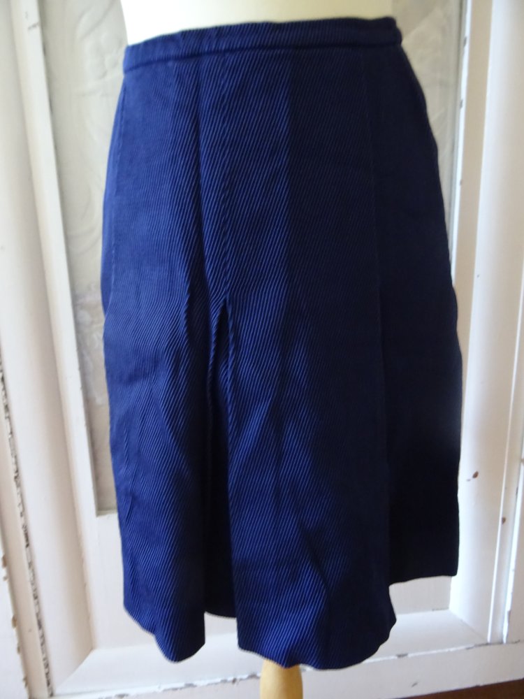 Vintage Rock 34 60er 70er XS Tulpenrock blau Rockabella BERLIN