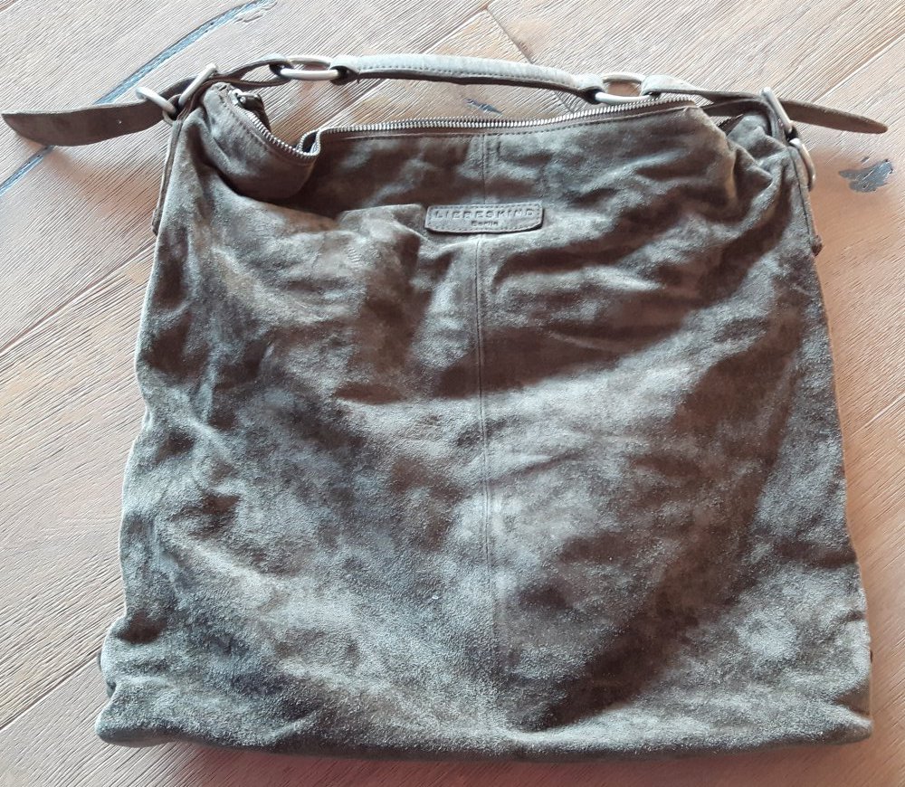 Shopper / Handtasche in Steingrau/Khaki