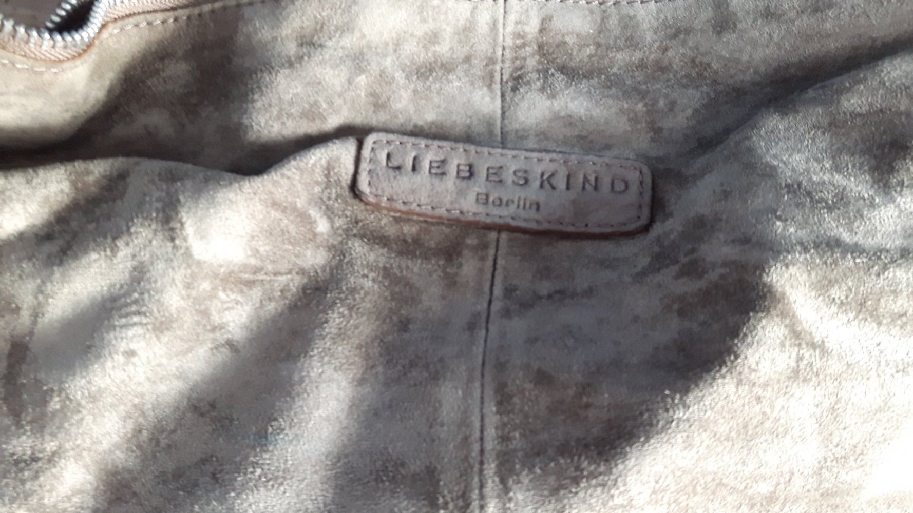 Shopper / Handtasche in Steingrau/Khaki