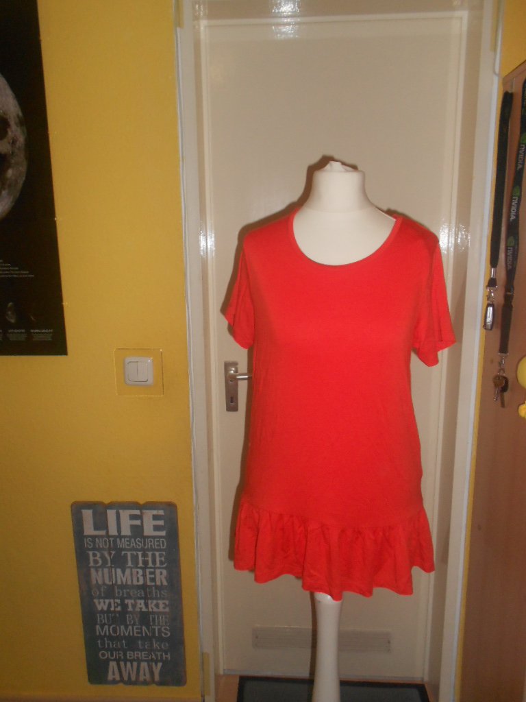 ICHI - oranges Schößchentop Gr. XS/S