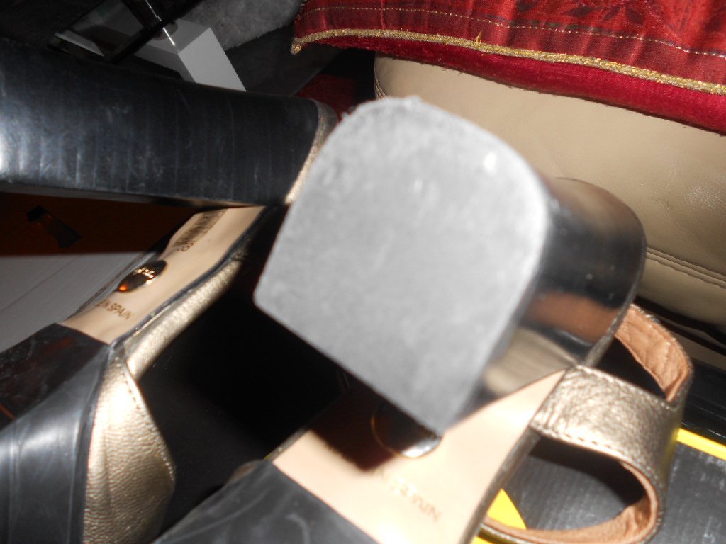 Buffalo- goldene High Heels Gr. 38