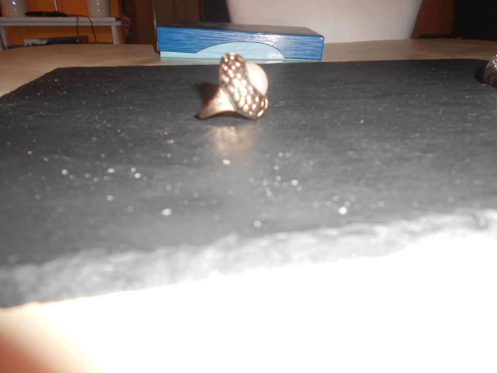 Cocktailring mit Kunstperle