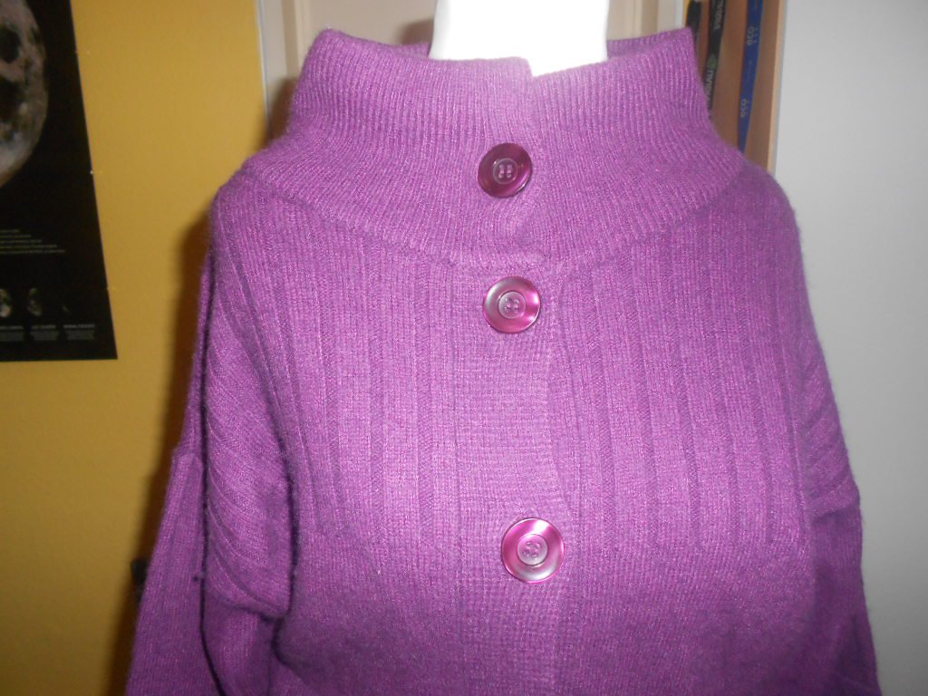 Comma- dunkellila Kurzjacke Gr. 40