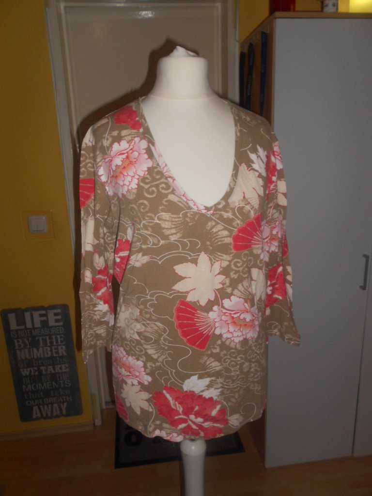 Olsen - geblümtes T-Shirt Gr. 38