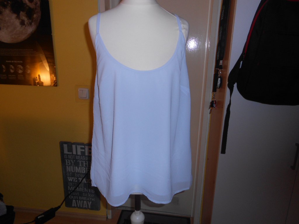 New Look - hellblaues Trägertop Gr. 40 (12)