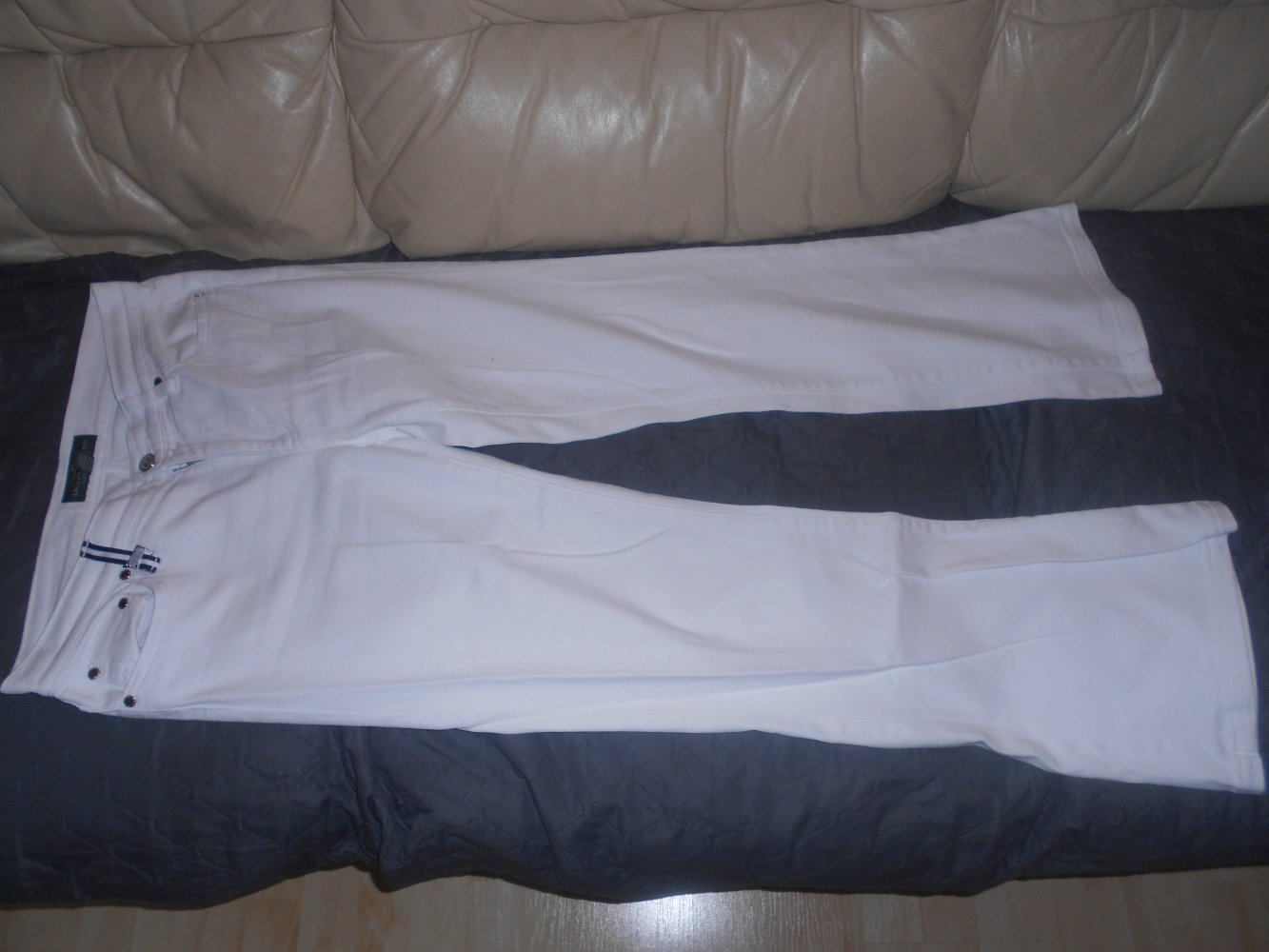 Ralph Lauren Jeans- weiße Bootcut Jeans Gr. 6 (34)